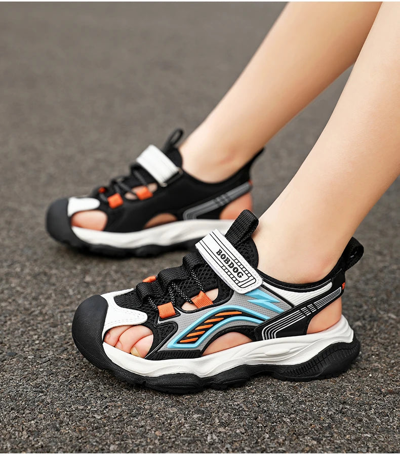 Kids Sandals Breathable Sports Shoes Anti-slip Covered Toe Summer New Arrival Children's Footwear Comfortable Lightweight