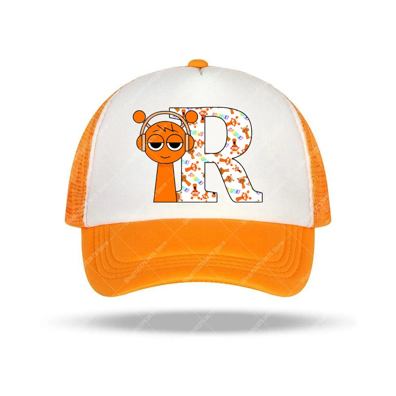 Sprunki Kids Cute Baseball Cap Children Cartoon Hats Boy Girl Anime Fashion Caps Summer Casual Hat Accessories Sunbonnet Gifts