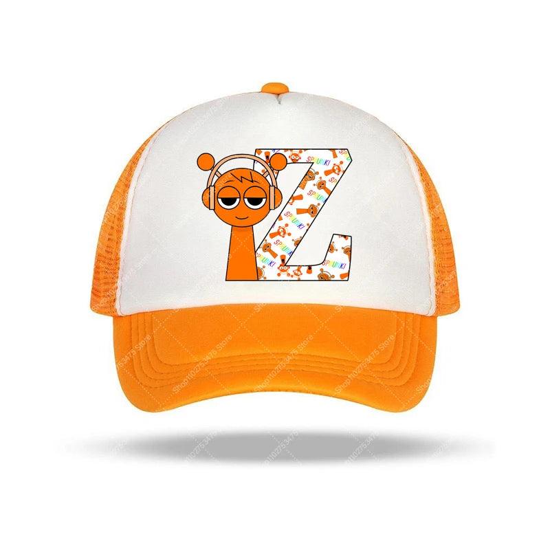 Sprunki Kids Cute Baseball Cap Children Cartoon Hats Boy Girl Anime Fashion Caps Summer Casual Hat Accessories Sunbonnet Gifts