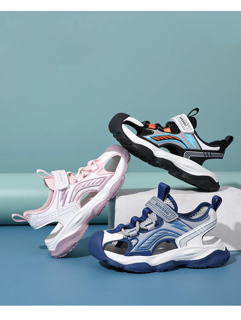 Kids Sandals Breathable Sports Shoes Anti-slip Covered Toe Summer New Arrival Children's Footwear Comfortable Lightweight