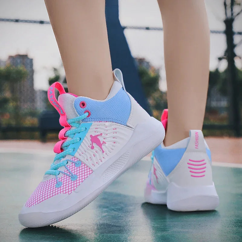 Brand Basketball Shoes For Kids Sneakers Non-Slip Cushion Boys Basketball Sneakers Sports Shoes Comfortable Children's Sneakers