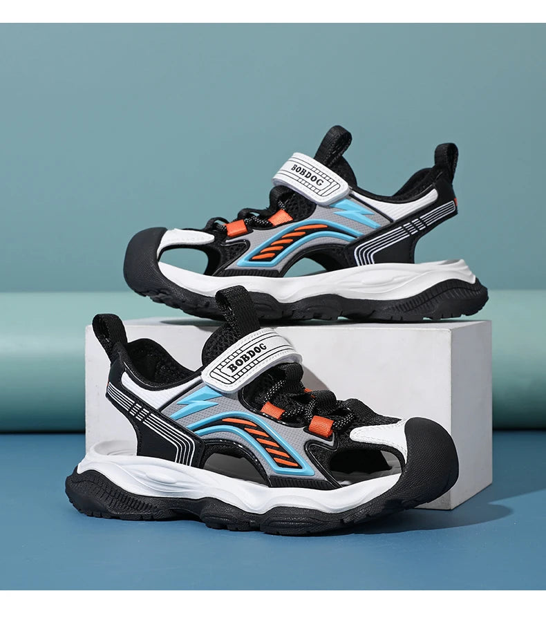Kids Sandals Breathable Sports Shoes Anti-slip Covered Toe Summer New Arrival Children's Footwear Comfortable Lightweight